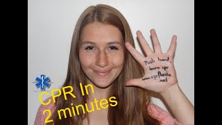 CPR BLS Class in 2 minutes [upl. by Mariande]