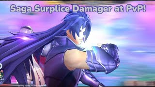 Saint Seiya Awakening KOTZ  Saga Surplice as Damager High AOE Random  Share Damage [upl. by Linskey]