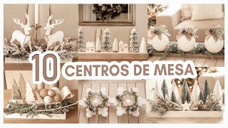 NAVIDAD🌲10 CENTROS DE MESA FÁCILES PARA DECORAR TU HOGAR  IDEAS ELEGANTES Y ECONÓMICAS 😮 Christmas [upl. by Lashondra]