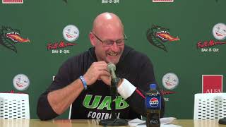 102123  UAB Football PostGame Press Conference [upl. by Niliak253]