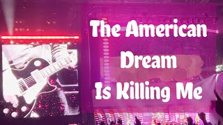 The American Dream is Killing Me  Green Day  Concert Intro Petco Park San Diego [upl. by Milak]