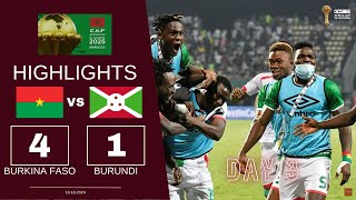 Burkina Faso 4 vs Burundi 1 highlights  CAN 2025 Qualifications 2025 AFCON 2025 Qualifiers [upl. by Nisbet17]