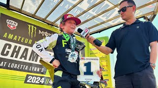 🏆2024 Loretta Lynn’s National Champ 🦾 Jaydin Smart Wins 65cc 1011 mod class [upl. by Maharba]