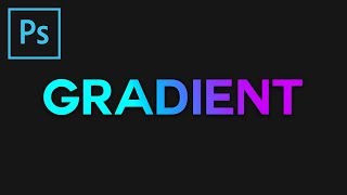 Photoshop Gradient Text Effect 8 [upl. by Analra435]