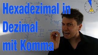 Hexadezimal in Dezimal mit KOMMA umwandeln  Zahlensystem  Informatik [upl. by Crispin]