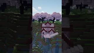 Cliffside Cherry blossom Mansion  Minecraft Timelapse [upl. by Enneiluj913]