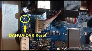 Dahua DVR password reset XVR4B08 [upl. by Takeo]