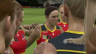 AFLW 2024 Premiership Week 1 Port Adelaide Power VS Adelaide Crows [upl. by Nolitta962]