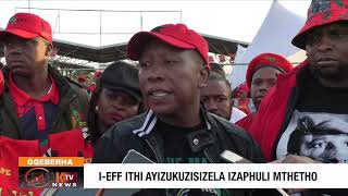 MPK TV NEWS IEFF ithi ayizukuzisizela izaphulo mthetho [upl. by Lihas]