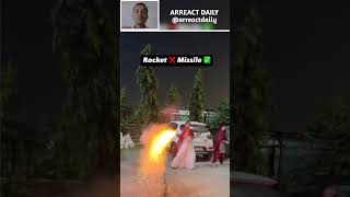 Rocket❌ Missile ✅ 🤣 shorts youtubeshorts viralshorts trendingshorts instareels reels [upl. by Fennelly735]