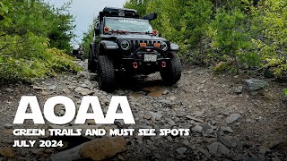 AOAA Green Trails amp Must See Spots w DirtRoadTherapy [upl. by Remmer]