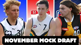 2024 AFL Mock Draft November Edition [upl. by Connelly]