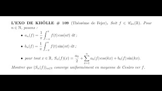 LEXO DE KHÔLLE 109 [upl. by Tristis]