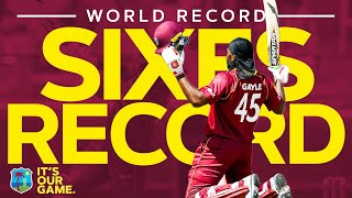 WORLD RECORD Number Of Sixes In An Innings  Windies Finest [upl. by Oloap]