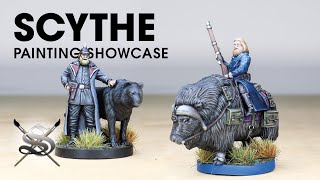 BOARD GAME MINIATURES Scythe Commission Painting Showcase [upl. by Mitman]