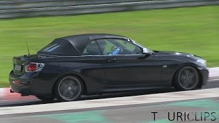 BMW 2series F23 M235i amp 228i Cabriolet spied testing on the Nürburgring [upl. by Nadruoj546]