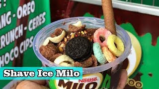 Recipes of shaved ice milo Es Kepal Milo [upl. by Lorie]