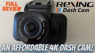 Rexing V5 4K Dash Cam Feature amp Footage Review [upl. by Pedaiah]