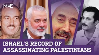 Israel’s history of assassinating Palestinian leaders and officials [upl. by Ahsenrat773]