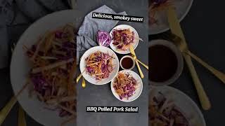 How to make BBQ pulled pork and celeriac salad  Slow Cooker recipe [upl. by Aratal135]