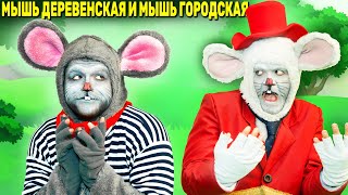 Мышь деревенская и мышь городская 🐭  сказка  Сказки для детей и Мультик [upl. by Woodley]