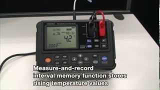 Portable Resistance Testing  Resistance Meter RM3548  Hioki [upl. by Gerik418]