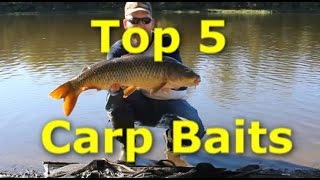 5 Best Carp Baits  How to catch carp with 5 different baits [upl. by Kcirdahc121]