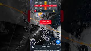 TYPHOON PEPITO” FURTHER INTENSIFIES AND IS NEARING TYPHOON CATEGORYMax sustained winds of 110 kmh [upl. by Hyps20]