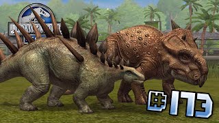 PACHYRHINOSAURUS amp KENTROSAURUS  Jurassic World  The Game  Ep 173 HD [upl. by Ennire]