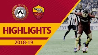 Udinese 10 Roma Serie A Highlights 201819 [upl. by Wilbert]