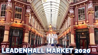 Fenchurch st amp Leadenhall Market City of London walk during Lockdown 2020 [upl. by Nisse]