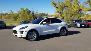 2015 Porsche Macan S White On Red Interior [upl. by Euqinaj]