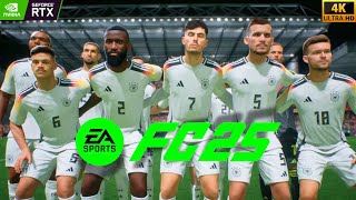 EA FC 25  Denmark vs Germany Ft Musiala  Uefa Nation League 2425 Full Match  4K60 eafc25 [upl. by Marigolde883]