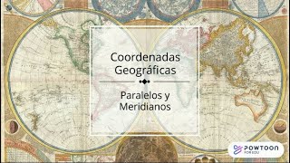 Paralelos y MERIDIANOS Coordenadas Geográficas [upl. by Fineman]