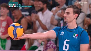 Olimpiadi Parigi 2024 Volley Italia 🇮🇹 Giappone 🇯🇵 CLAMOROSA RIMONTA AZZURRI IN SEMIFINALE [upl. by Sehguh]