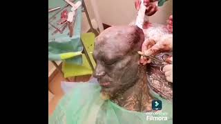 Anthony Loffredo the black Alien 👽 Body Modification Official Viedo [upl. by Akkahs]