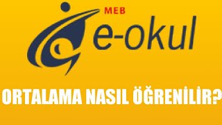 EOkul Ortalama Öğrenme [upl. by Glenine]