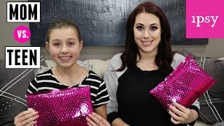 MOM vs TEEN  IPSY Makeup Unboxing [upl. by Idnahk202]