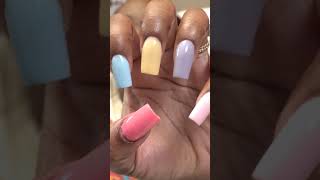 13 Dip Powder Nails 💅🏾 shorts [upl. by Nnairda]