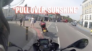 Motorcyclist chases scooter thieves in London [upl. by Notwal]