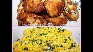 Recette de Poulet Frit à laméricaine et MaisFried Chicken and Corn [upl. by Faber]