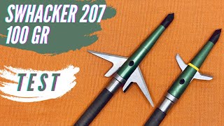 SWHACKER 207 2quot 100 gr Broadhead Test [upl. by Ollopa]