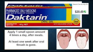 Daktarin oral thrush miconazole OTC Roze pharm [upl. by Antonino]