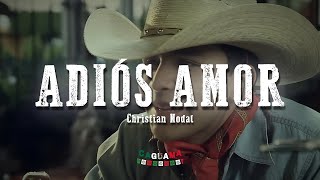 Christian Nodal  Adiós Amor Letra [upl. by Ennayd]