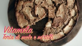 Torta di mele e mirtilli  vitamela [upl. by Je]