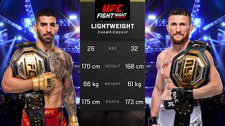 Ilia Topuria vs Merab Dvalishvili Full Fight  UFC 5 Fight Night [upl. by Yeldar]