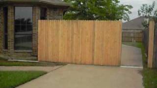 FRONT SLIDE GATE  Driveway [upl. by Annoiek475]