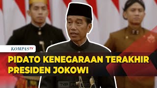 FULL Pidato Kenegaraan Terakhir Presiden Jokowi di Sidang Tahunan MPR 2024 Jelang HUT ke 79 RI [upl. by Enak475]