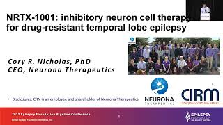 NRTX1001 Inhibitory Neuron Cell Therapy for Drug Resistant TLE Neurona Therapeutics [upl. by Ellahcim]