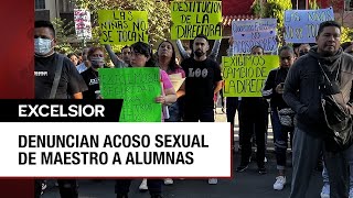 Denuncian abuso sexual de profesor a alumnas en secundaria de la GAM CDMX [upl. by Orlena233]